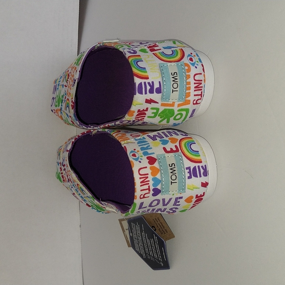 Toms alpargata pride inspired slip on shoes - Picture 10 of 13